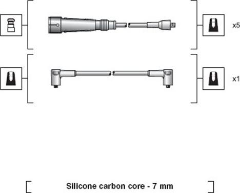 Magneti Marelli 941318111032 - Комплект запалителеи кабели vvparts.bg