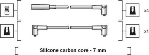 Magneti Marelli 941318111020 - Комплект запалителеи кабели vvparts.bg