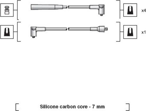 Magneti Marelli 941318111072 - Комплект запалителеи кабели vvparts.bg