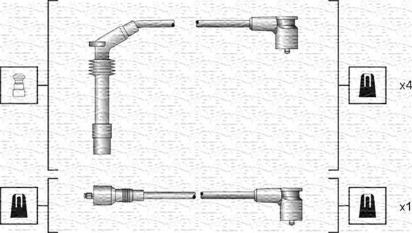 Magneti Marelli 941318111140 - Комплект запалителеи кабели vvparts.bg