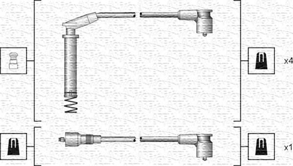 Magneti Marelli 941318111154 - Комплект запалителеи кабели vvparts.bg