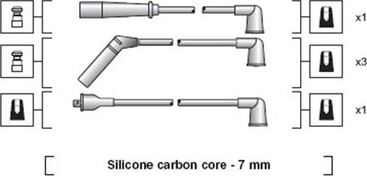 Magneti Marelli 941318111166 - Комплект запалителеи кабели vvparts.bg