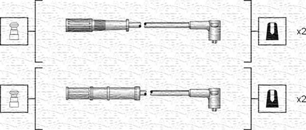 Magneti Marelli 941318111161 - Комплект запалителеи кабели vvparts.bg