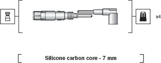 Magneti Marelli 941318111163 - Комплект запалителеи кабели vvparts.bg