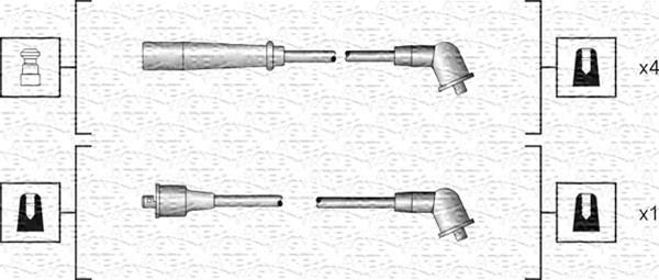 Magneti Marelli 941318111185 - Комплект запалителеи кабели vvparts.bg