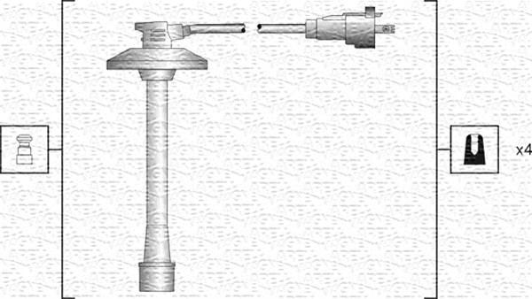 Magneti Marelli 941318111186 - Комплект запалителеи кабели vvparts.bg