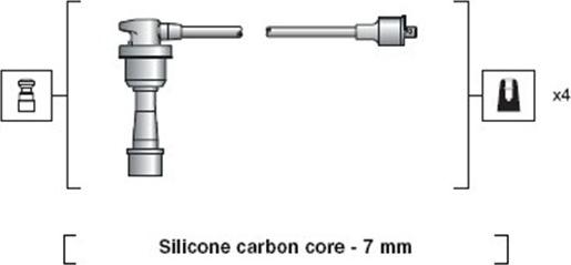 Magneti Marelli 941318111183 - Комплект запалителеи кабели vvparts.bg