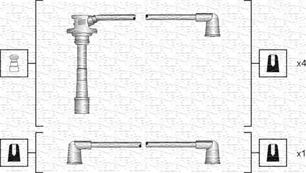 Magneti Marelli 941318111176 - Комплект запалителеи кабели vvparts.bg