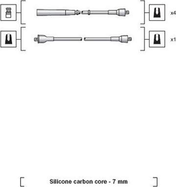 Magneti Marelli 941318111256 - Комплект запалителеи кабели vvparts.bg