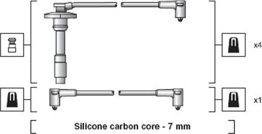 Magneti Marelli 941318111264 - Комплект запалителеи кабели vvparts.bg