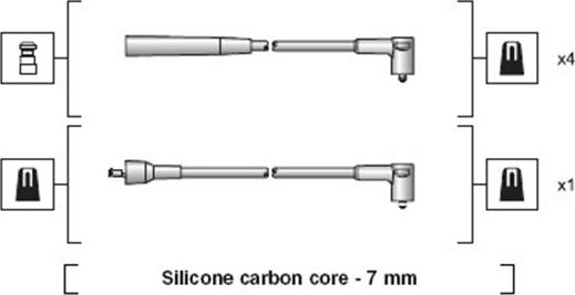 Magneti Marelli 941318111214 - Комплект запалителеи кабели vvparts.bg