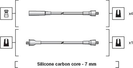 Magneti Marelli 941318111217 - Комплект запалителеи кабели vvparts.bg