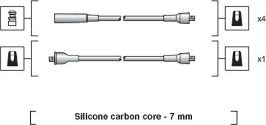 Magneti Marelli 941318111239 - Комплект запалителеи кабели vvparts.bg