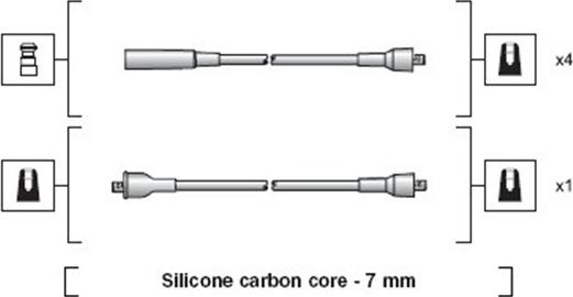 Magneti Marelli 941318111230 - Комплект запалителеи кабели vvparts.bg