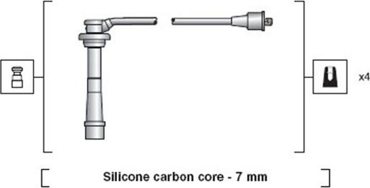 Magneti Marelli 941318111271 - Комплект запалителеи кабели vvparts.bg