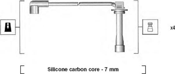 Magneti Marelli 941325140905 - Комплект запалителеи кабели vvparts.bg