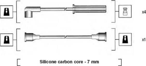 Magneti Marelli 941255080818 - Комплект запалителеи кабели vvparts.bg