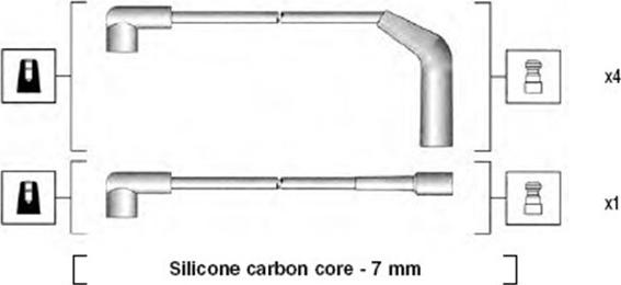 Magneti Marelli 941255170827 - Комплект запалителеи кабели vvparts.bg