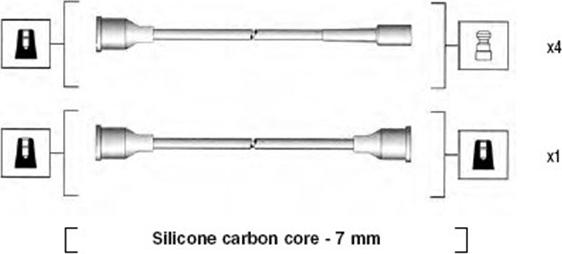 Magneti Marelli 941285030841 - Комплект запалителеи кабели vvparts.bg