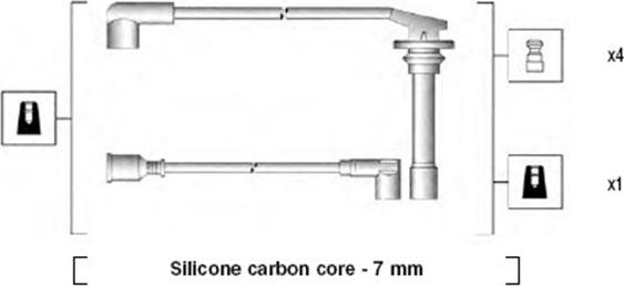 Magneti Marelli 941275010862 - Комплект запалителеи кабели vvparts.bg