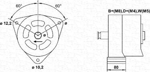 Magneti Marelli 943346121010 - Генератор vvparts.bg