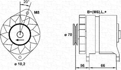 Magneti Marelli 943356948010 - Генератор vvparts.bg