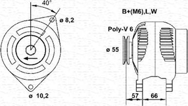 Magneti Marelli 943356961010 - Генератор vvparts.bg