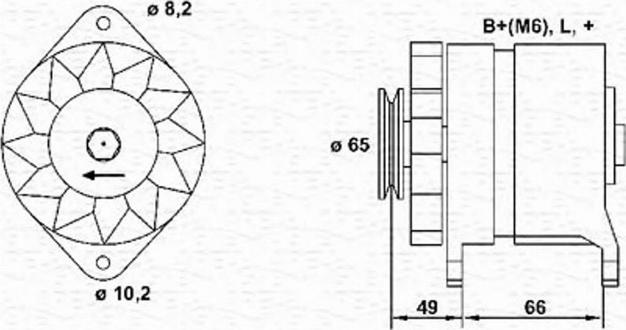 Magneti Marelli 943356919010 - Генератор vvparts.bg