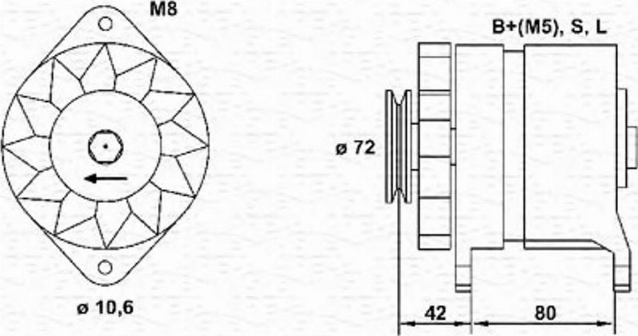 Magneti Marelli 943356937010 - Генератор vvparts.bg