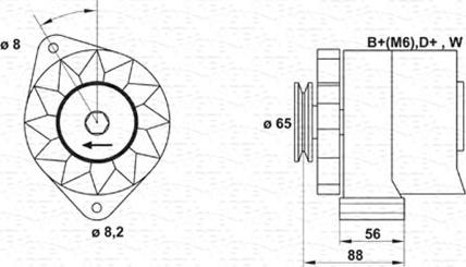 Magneti Marelli 943356408010 - Генератор vvparts.bg