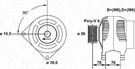 Magneti Marelli 943356551010 - Генератор vvparts.bg