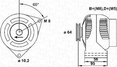 Magneti Marelli 943356566010 - Генератор vvparts.bg