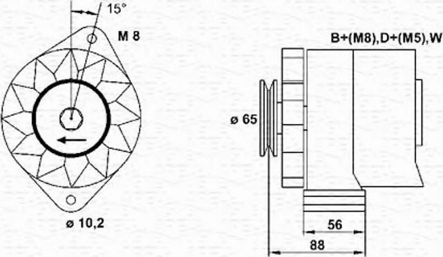 Magneti Marelli 943356508010 - Генератор vvparts.bg