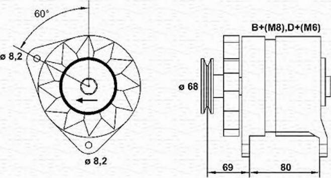 Magneti Marelli 943356512010 - Генератор vvparts.bg