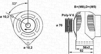 Magneti Marelli 943356576010 - Генератор vvparts.bg