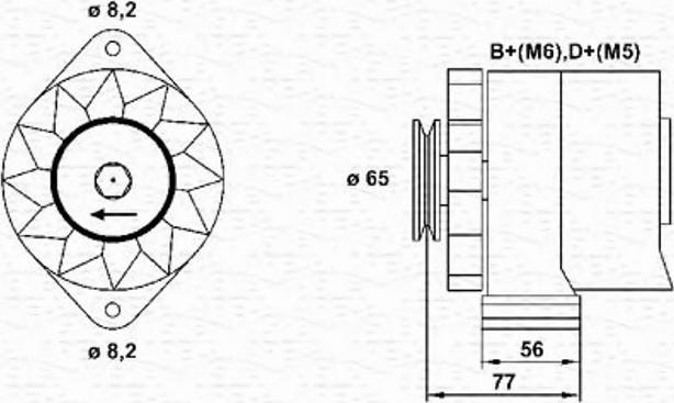 Magneti Marelli 943356659010 - Генератор vvparts.bg