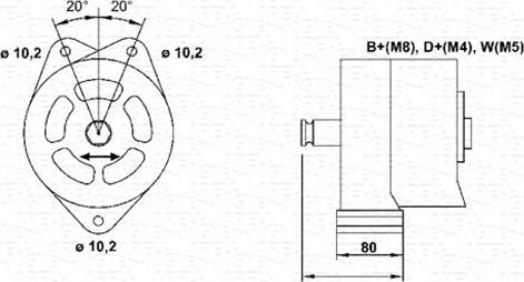 Magneti Marelli 943356685010 - Генератор vvparts.bg