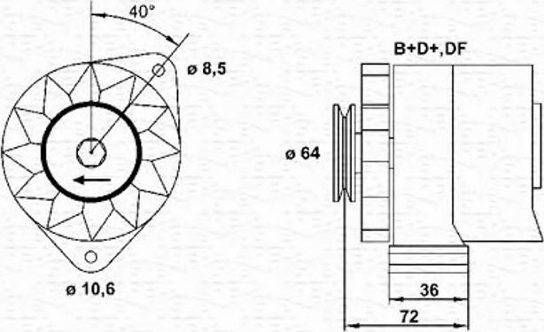 Magneti Marelli 943356134010 - Генератор vvparts.bg