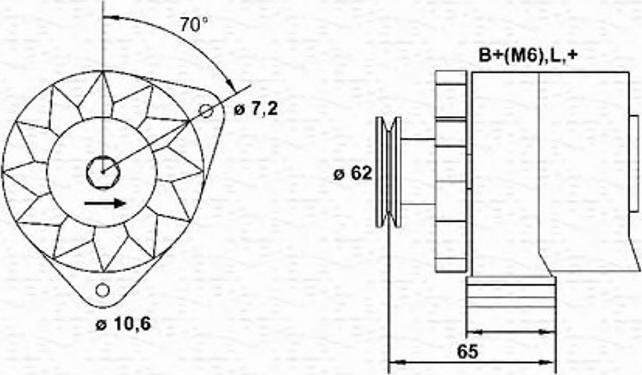 Magneti Marelli 943356133010 - Генератор vvparts.bg