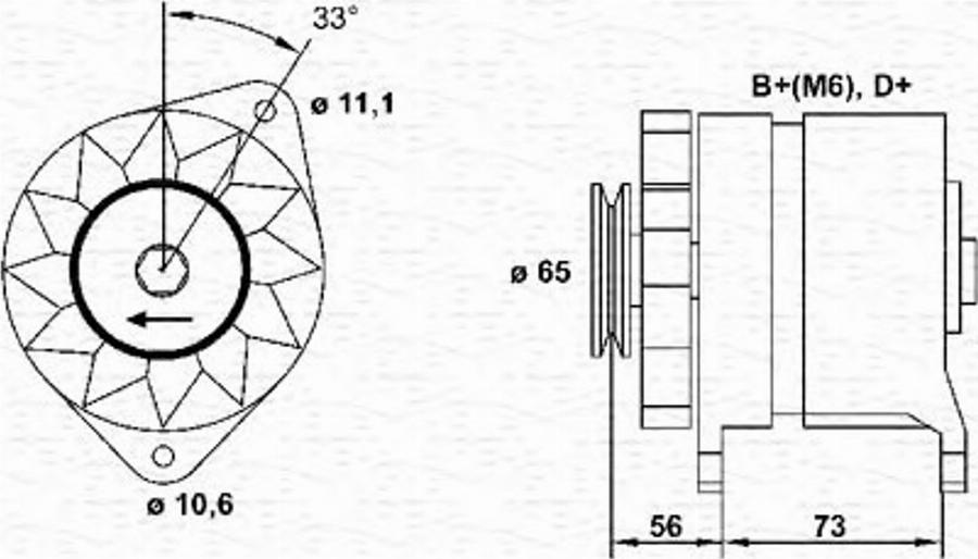 Magneti Marelli 943 35 684 801 0 - Генератор vvparts.bg