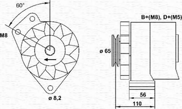 Magneti Marelli 943356818010 - Генератор vvparts.bg