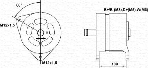 Magneti Marelli 943356226010 - Генератор vvparts.bg