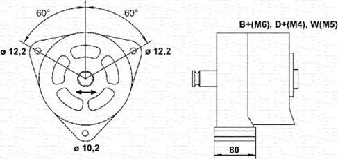 Magneti Marelli 943356708010 - Генератор vvparts.bg