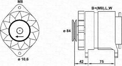 Magneti Marelli 943311220010 - Генератор vvparts.bg