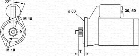 Magneti Marelli 943241028010 - Стартер vvparts.bg