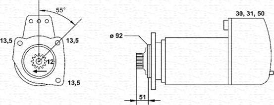 Magneti Marelli 943241148010 - Стартер vvparts.bg