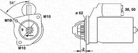 Magneti Marelli 943251466010 - Стартер vvparts.bg