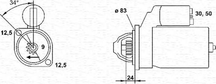 Magneti Marelli 943251408010 - Стартер vvparts.bg