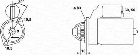 Magneti Marelli 943251416010 - Стартер vvparts.bg