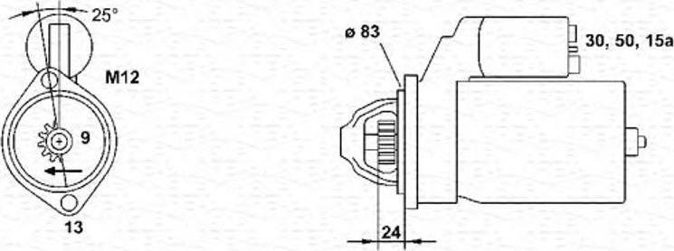 Magneti Marelli 943251486010 - Стартер vvparts.bg